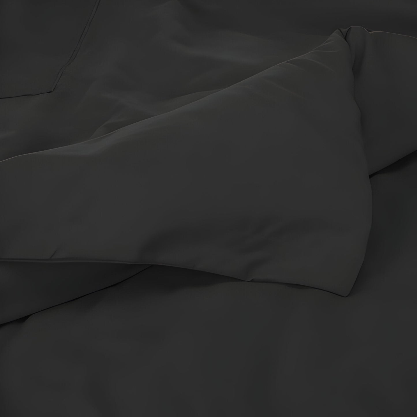 400TC Cotton Luxurious Single Embroidery Sateen Solid Duvet Cover Set