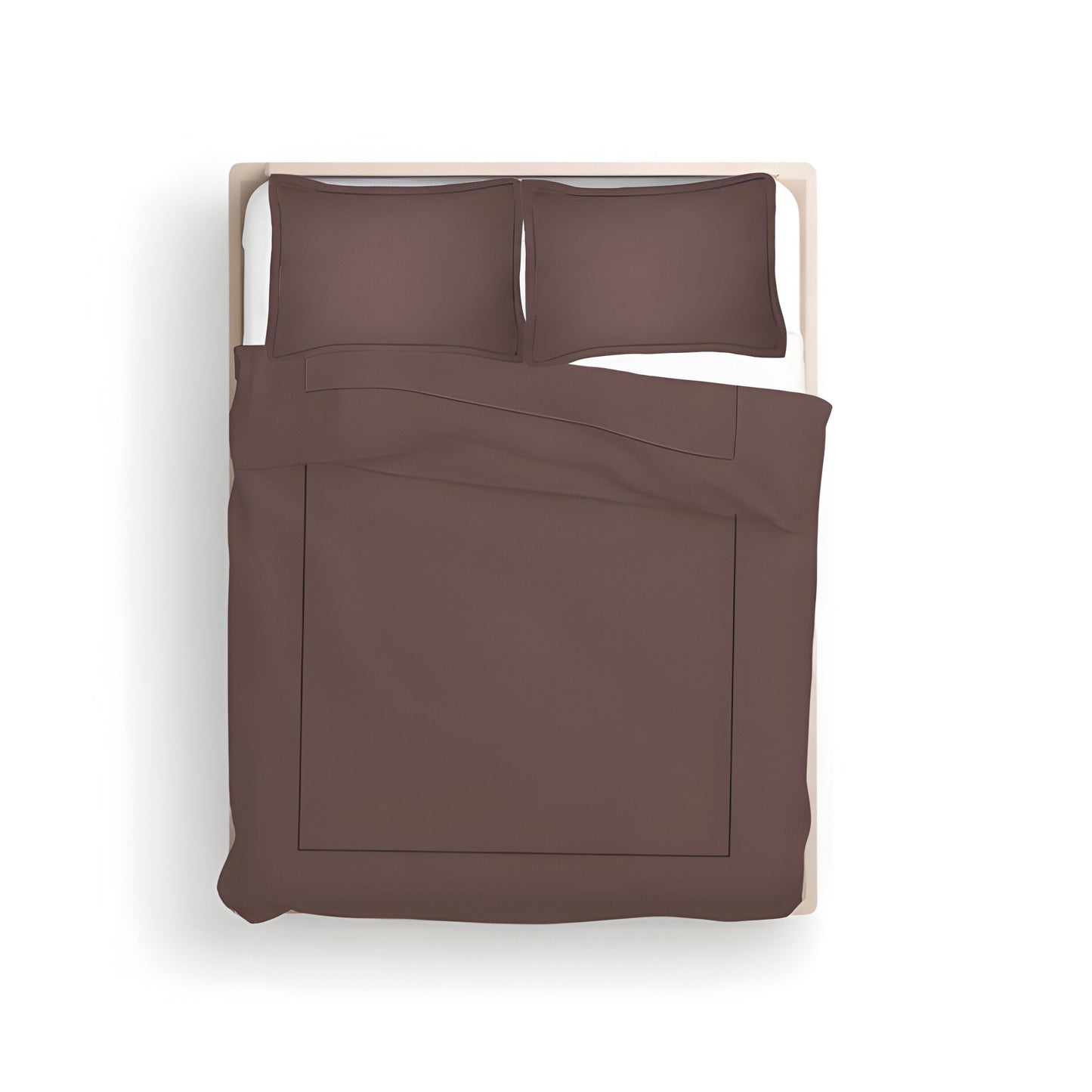 400TC Cotton Luxurious Single Embroidery Sateen Solid Duvet Cover Set