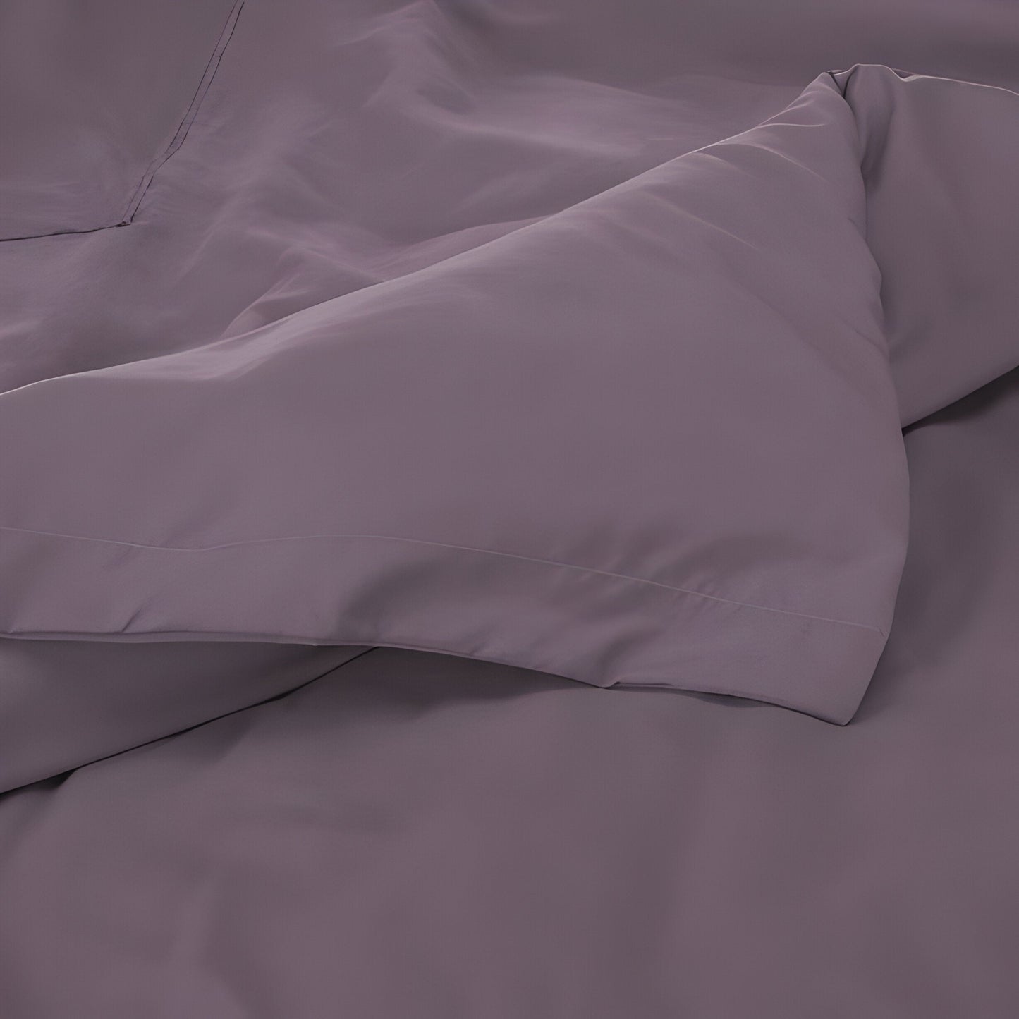 400TC Cotton Luxurious Single Embroidery Sateen Solid Duvet Cover Set