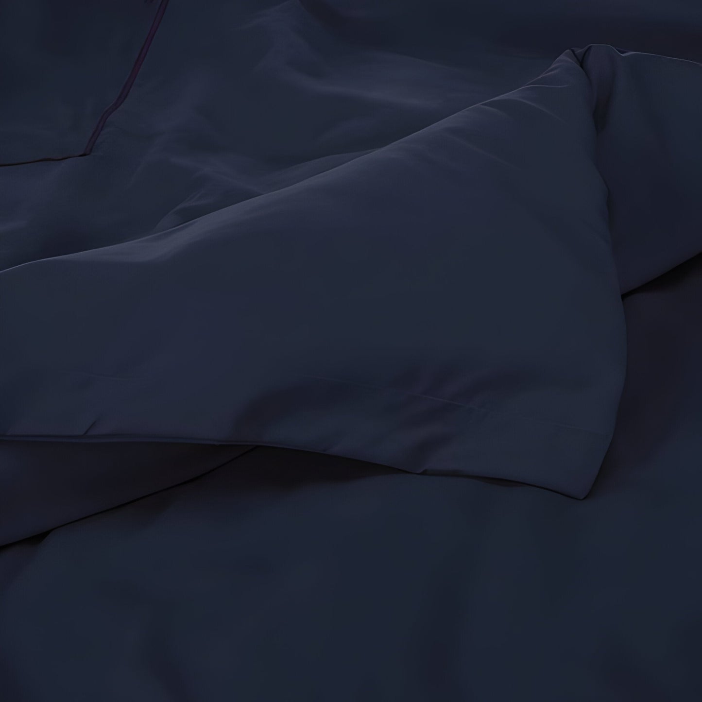 400TC Cotton Luxurious Single Embroidery Sateen Solid Duvet Cover Set